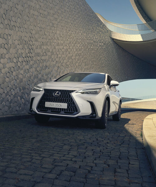 voiture Lexus NX 350h blanc
