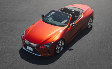 LCV-0 Vue d'en haut voiture Lexus LC