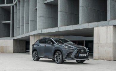 Voiture hybride Lexus NX gris