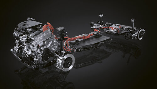Batterie et moteur voiture Lexus
