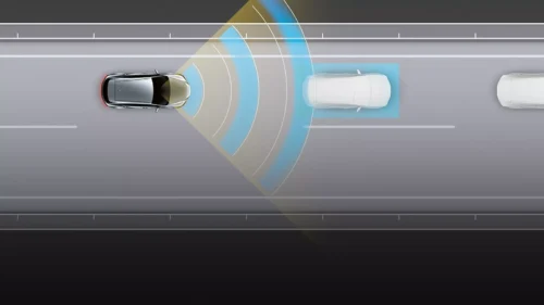 Aide à la conduite pour garder les distances de