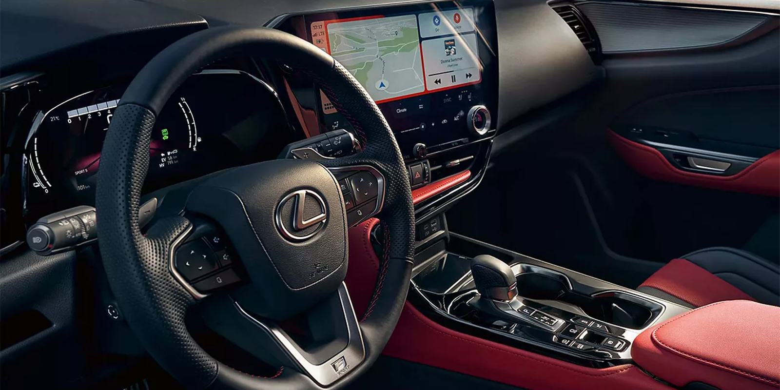 lexus-intérieur-rouge-ok intérieur lexus rouge électrique